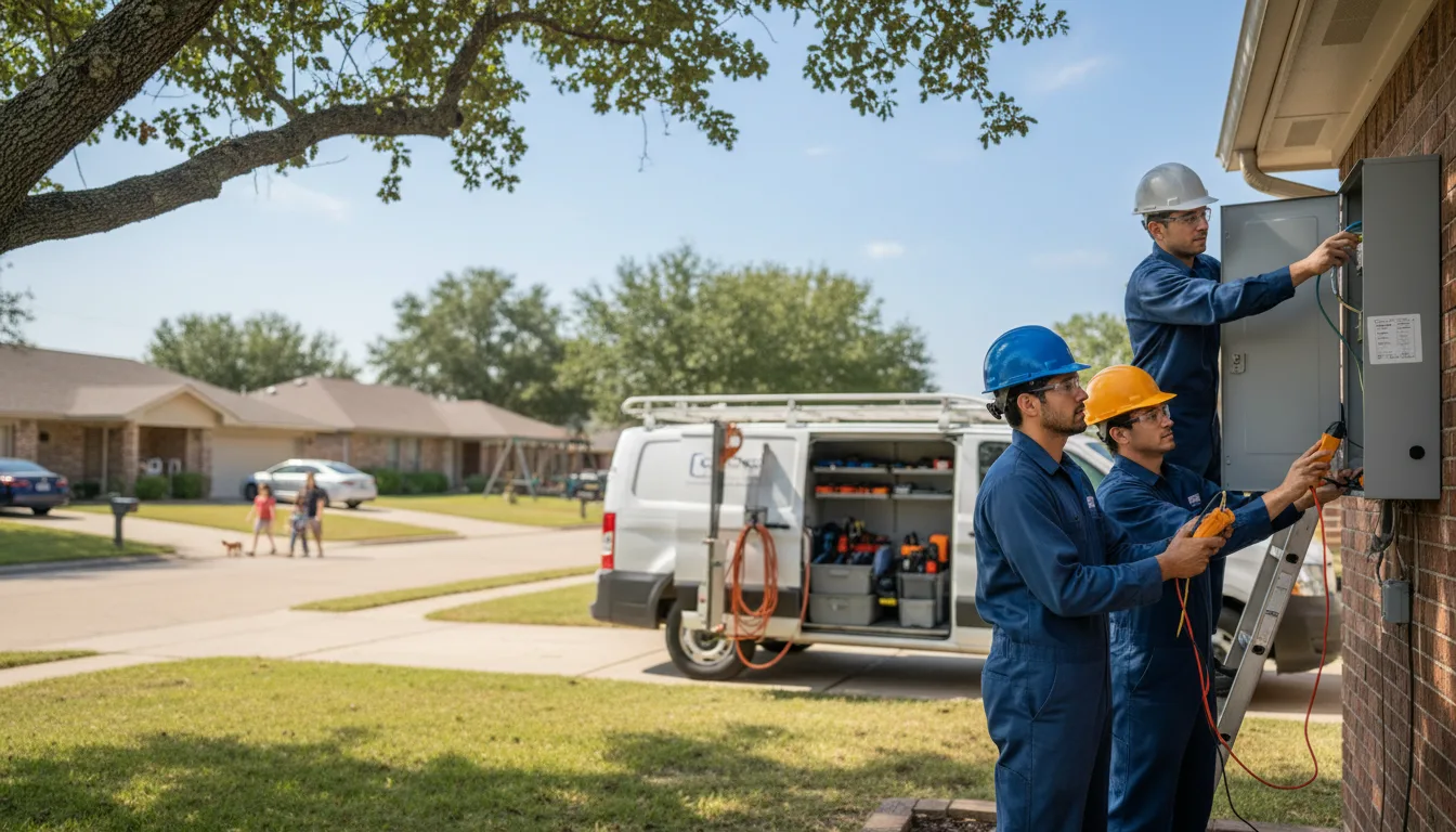 Certified electrician providing emergency electrical services in Summerfield, NC